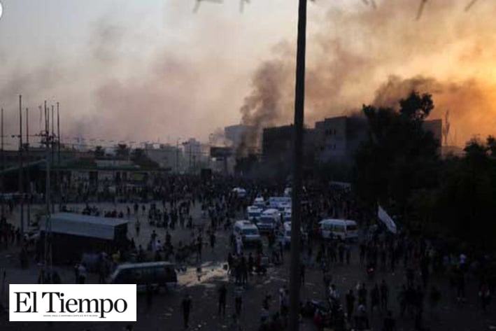 Irak decreta toque de queda en Bagdad por violentas protestas