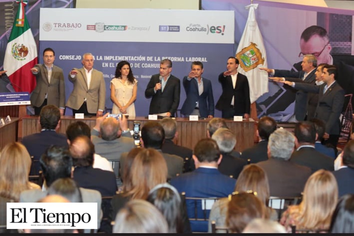 Conforma Coahuila Consejo para la implementación de la reforma laboral