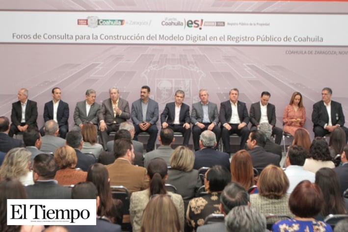 Fortalece Coahuila con excelente modernización al Registro Público