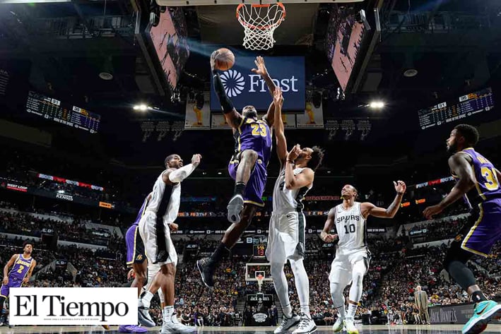 Lakers vence a los Spurs
