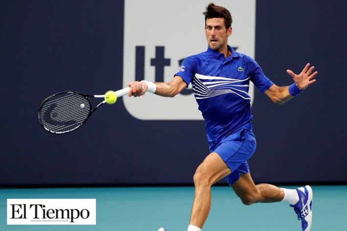 Novak Djokovic con paso demoledor