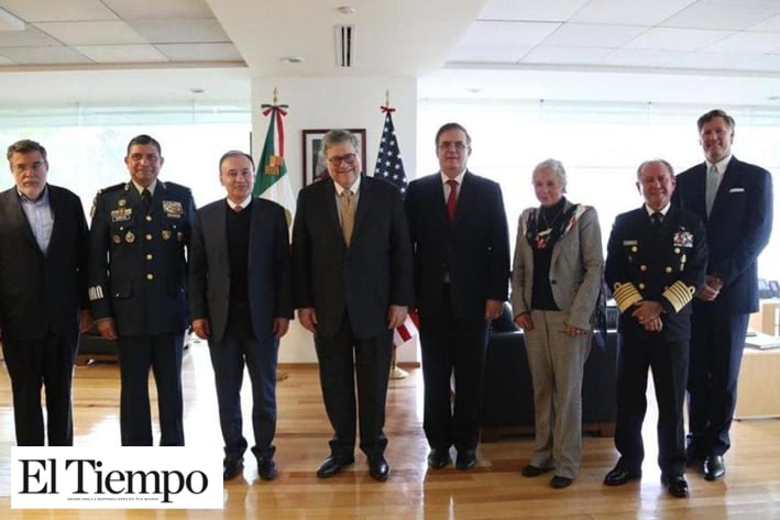Acuerdan México y Estados Unidos programa contra armas y drogas tras visita de William Barr