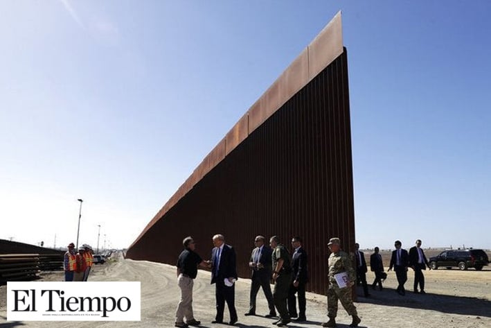 Estados Unidos presume construcción de 160 kilómetros del muro fronterizo