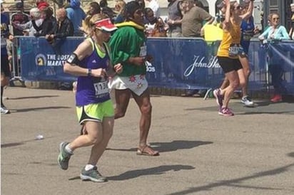 Tarahumara en Maratón de Boston