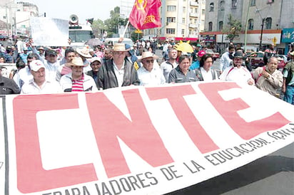 Anuncia CNTE plantón