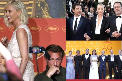 Sean Penn y Charlize Theron se ignoran en Cannes