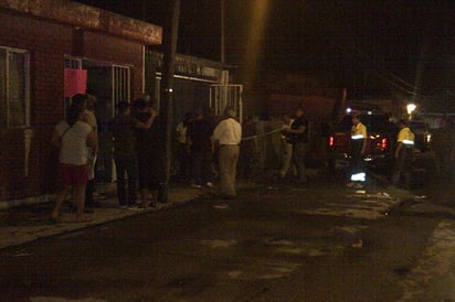 El cable cayó en  un tendedero