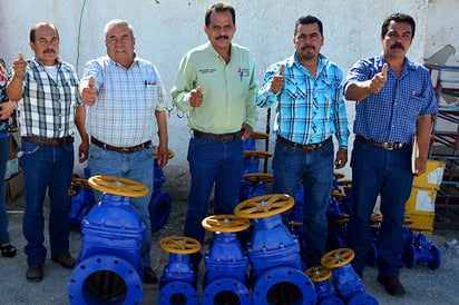 Adquieren 64 válvulas  sectorizadoras de agua