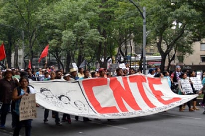 Difunden los 9 puntos que lleva la CNTE