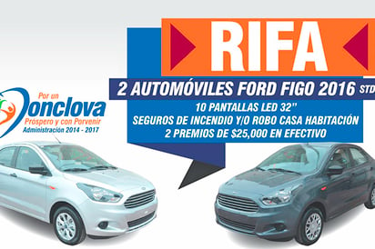 Rifa hoy Presidencia  los 2 automóviles