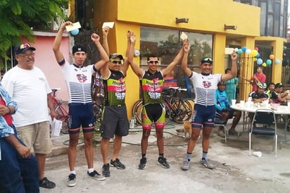 Ayer en la carrera ciclista dominical