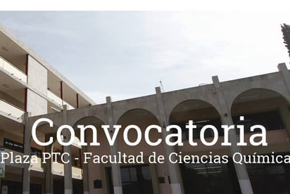 Convocan a Plaza para Docente