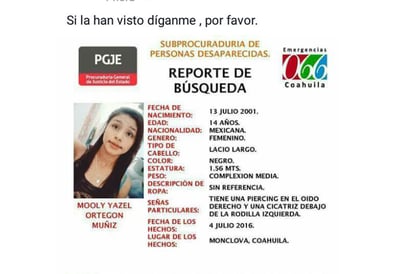 Desaparece por cuarta ocasión