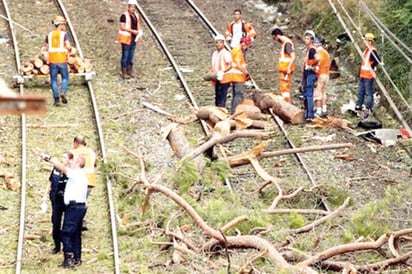 Choca tren  en Francia