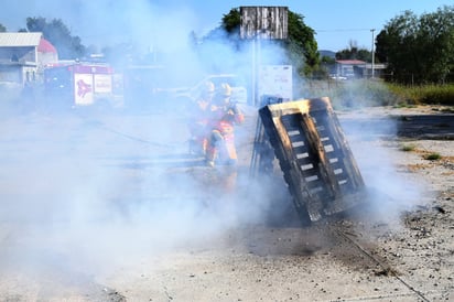 Realizó PC y Bomberos simulacro de incendio