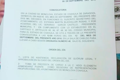 Convocan a sesión, ediles no asistirán