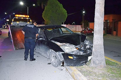 Se le atraviesa  una palmera