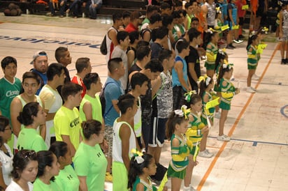 Inauguran Liga Municipal de Basquetbol