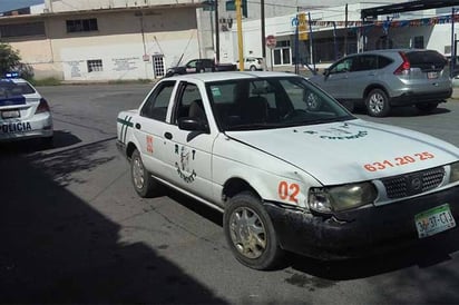 Lo embiste  un taxista