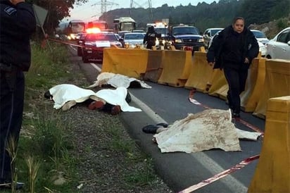 Eran asaltantes ejecutados en carretera