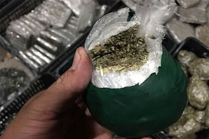 Hallan frutas y verduras   rellenas con mariguana