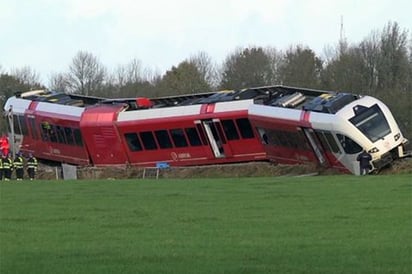 Descarrila tren en Holanda