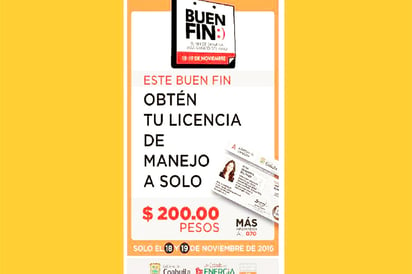 Ofertan licencias  en $ 200 pesos