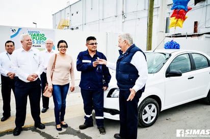 Entrega SIMAS  auto al ganador