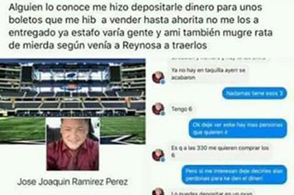 Alertan por estafa en venta de boletos