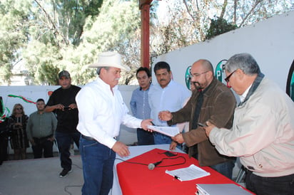 Candidato único Florencio Siller a la Alcaldía, por el PRI