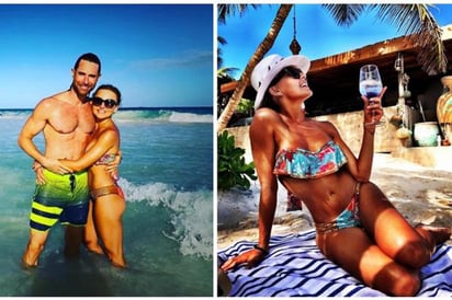 Angelique Boyer y Sebastián Rulli presumen su amor en la playa