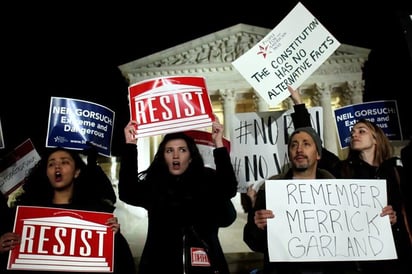 Protestan contra designación de Gorsuch