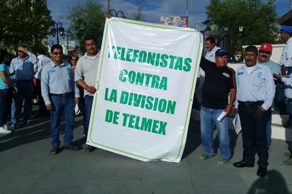 Protestan telefonistas