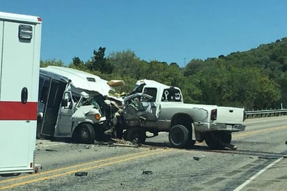 Deja brutal choque  en Texas 12 muertos