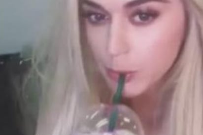 Katy Perry reacciona al sabor de “Unicorn Frappuccino”