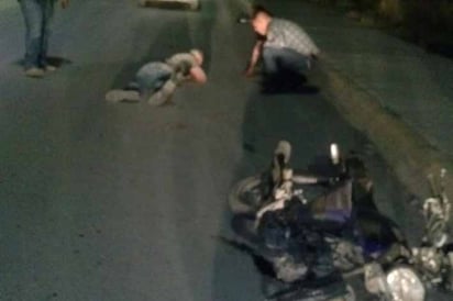 Hallan grave a motociclista