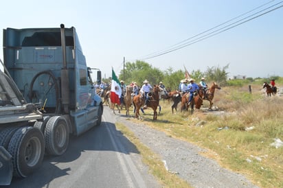 Desorganizada cabalgata