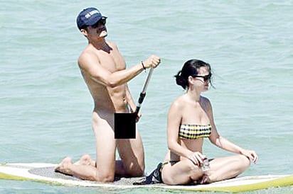 Katy Perry habla del desnudo viral de Orlando Bloom