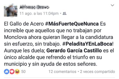 Refrendan apoyo a Gerardo García