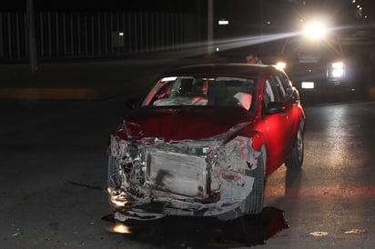 Familia herida en accidente