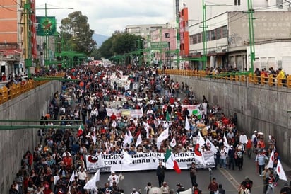 Conmemoraron con marcha el 2 de octubre