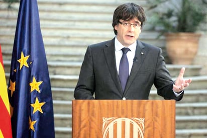 Puigdemont llama a resistencia pacífica