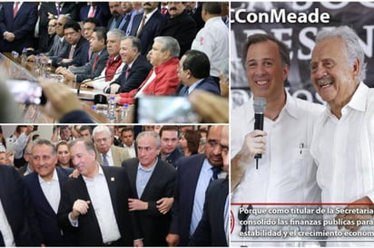 Cobijan dirigencia del PRI y sectores a Meade