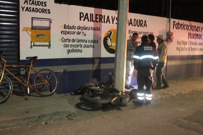 Le fallan frenos a su motocicleta