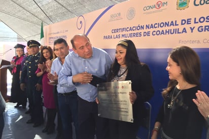 Certifican al Centro de Justicia y Empoderamiento de la Mujer