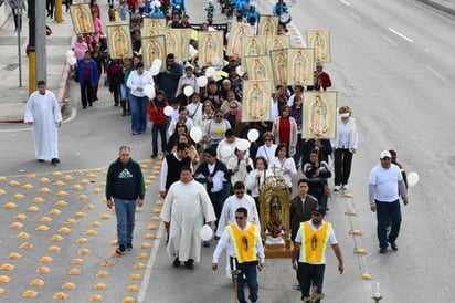 Realizan la tradicional Peregrinación Guadalupana