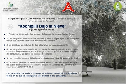 Invita Parque Xochipilli a concurso de fotografía