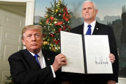 Reconoce Trump a Jerusalén como la capital de Israel