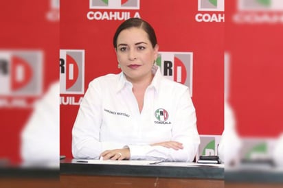 Renuncia Verónica Martínez a dirigencia del PRI estatal