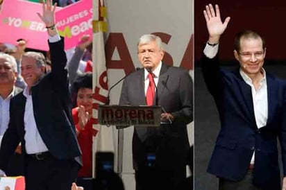 Meade, AMLO y Anaya reciben aval